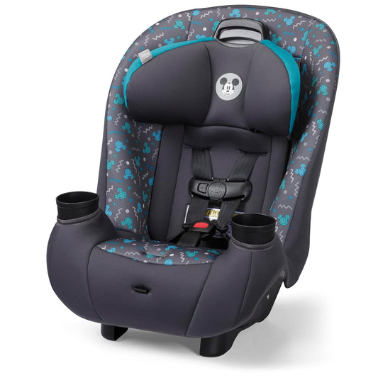 Disney Baby Ellaris 3-in-1 Convertible Car Seat, Slim Fit Design, Rear & Forward-Facing, 5-Position Headrest, 3-Across Fit, Travel-Friendly with Machine-Washable Seat Pad, Minnie Charm
