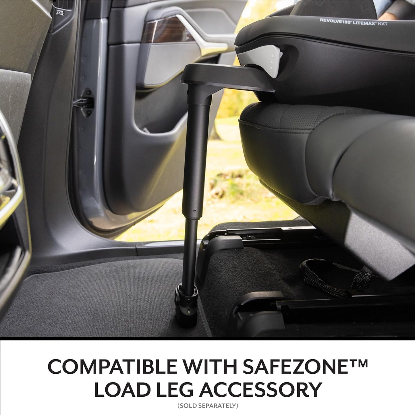 Evenflo Revolve180 LiteMax NXT Rotating Rear-Facing Lightweight Preemie and Infant Car Seat 3-30lbs. with SensorySoothe. Easy Install with Base (Agate Purple)