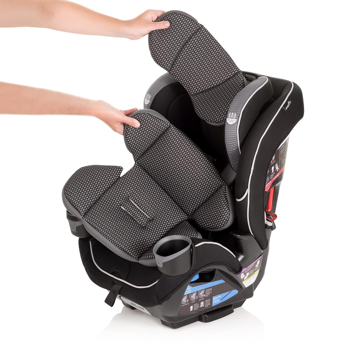 Evenflo EveryFit/All4One 3-in-1 Convertible Car Seat (Augusta Pink)