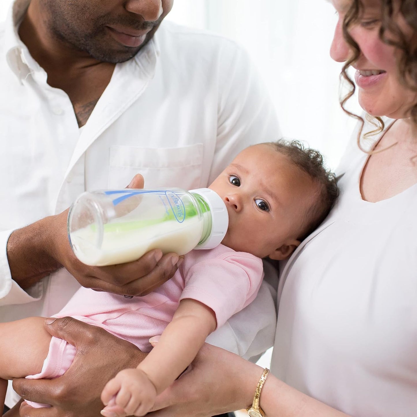 Dr. Brown's Breastfeeding Baby Bottles, Options+ Wide-Neck Breast to Bottle Feeding Set