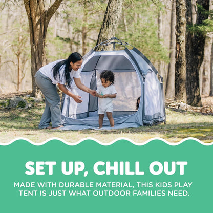 Baby Delight Go with Me Villa Portable Tent and Playard | Kids Tent and Playhouse | Indoor and Outdoor | Green Garden