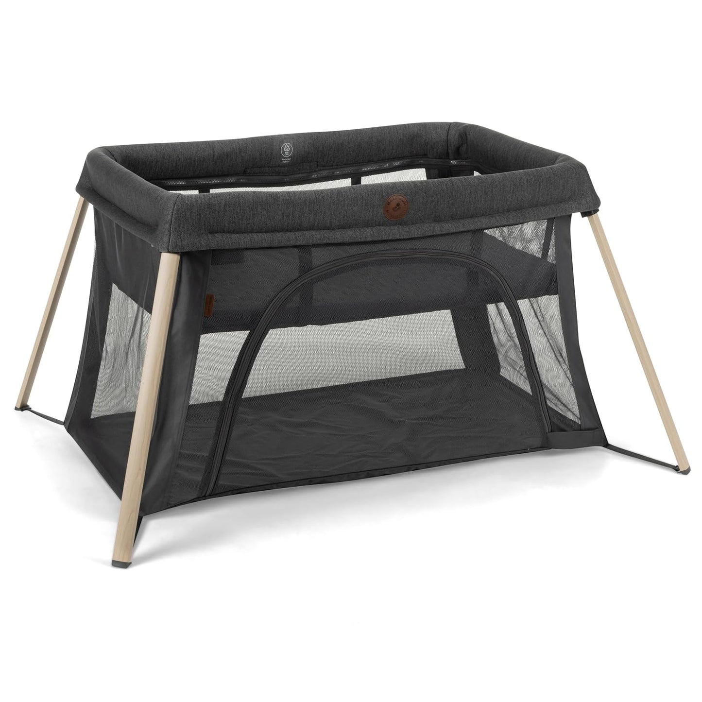 Maxi-Cosi Calao Travel Playard, Infant Bassinet, Toddler Playpen, Portable, Lightweight, Foldable, Easy Setup, with Carry Bag, Breathable Mesh, Truffle