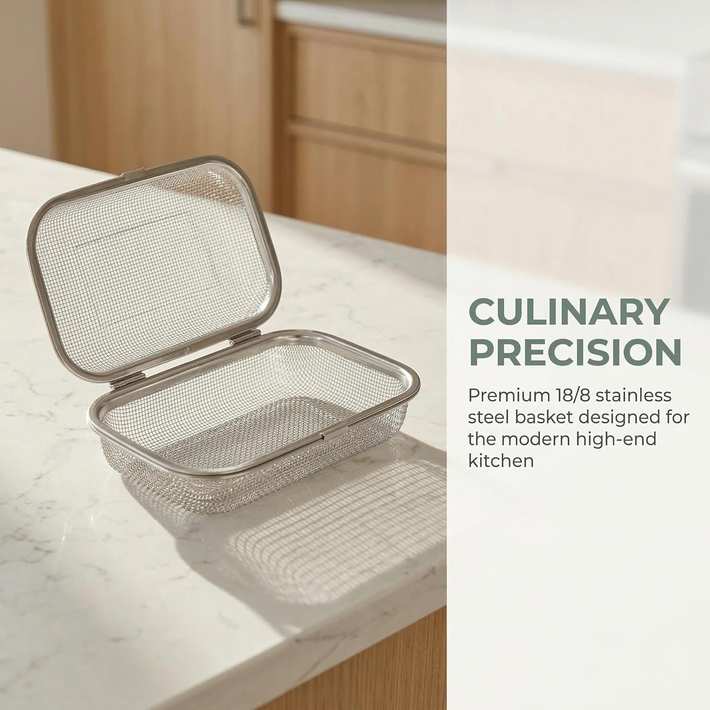 Stainless Steel Dishwasher Basket for Utensils - 18/8 Food-Grade, Custom Fit Size Secure Hold Design Prevents Slipping | Food-Grade Metal & 10-Mesh Drying Tech