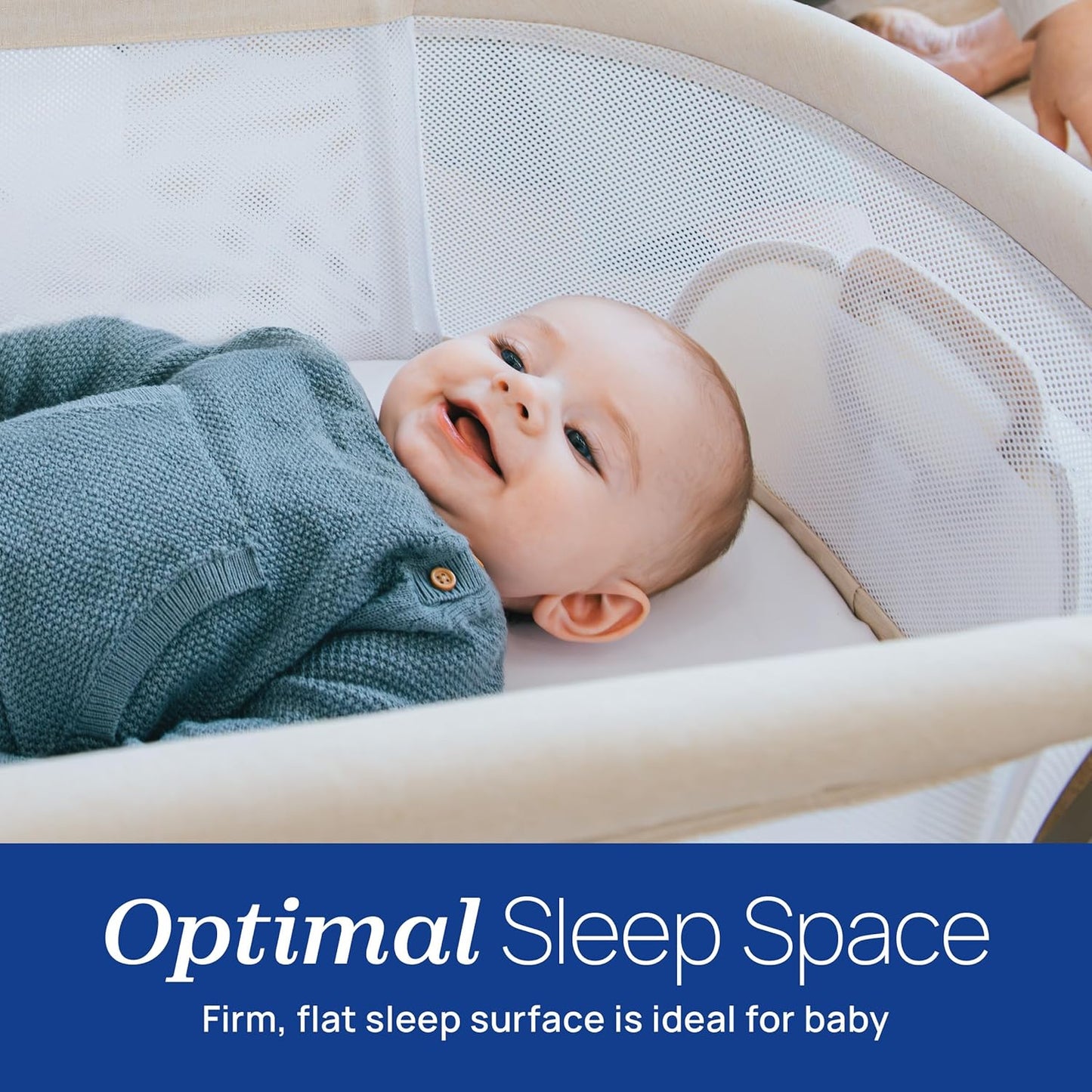 Chicco LullaGlide 3-in-1 Stationary, Gliding, and Portable Baby Bassinet, Waterproof Mattress and Fitted Sheet, Travel Bassinet for Baby Includes Carry Bag, Luna/Grey