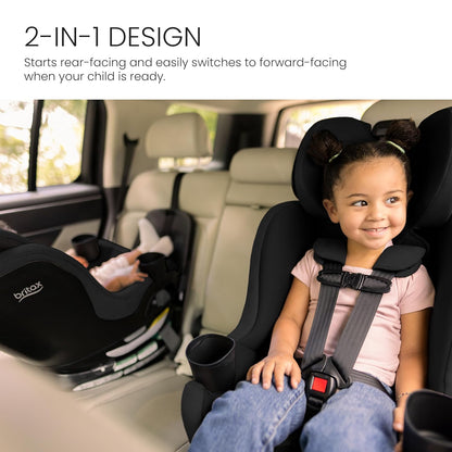 Britax Galaxy360 Slim Rotating Convertible Car Seat with SwivelSmooth Steel Ring – Teak
