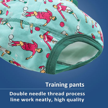 MooMoo Baby 8 Packs Potty Training Pants Cotton Absorbent Training Underwear for Toddler Boy and Girls 2T-9T