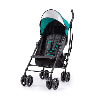 Summer Infant Ingenuity 3Dlite Convenience Stroller,Jet Black–Lightweight Stroller with Aluminum Frame,Large Seat Area, 4 Position Recline, Extra Large Storage Basket– Infant Stroller for Travel&More