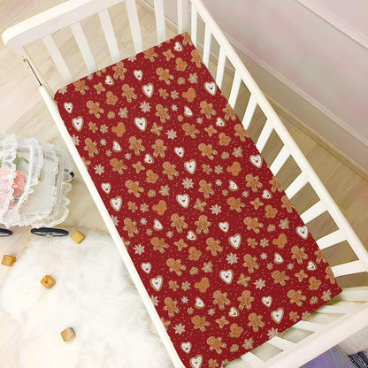Baby Crib Sheet Cute Goose Flowers Crib Mattress for Boys and Girls Playard Sheet Soft Breathable Fitted Baby Mattress Cover 52x28in