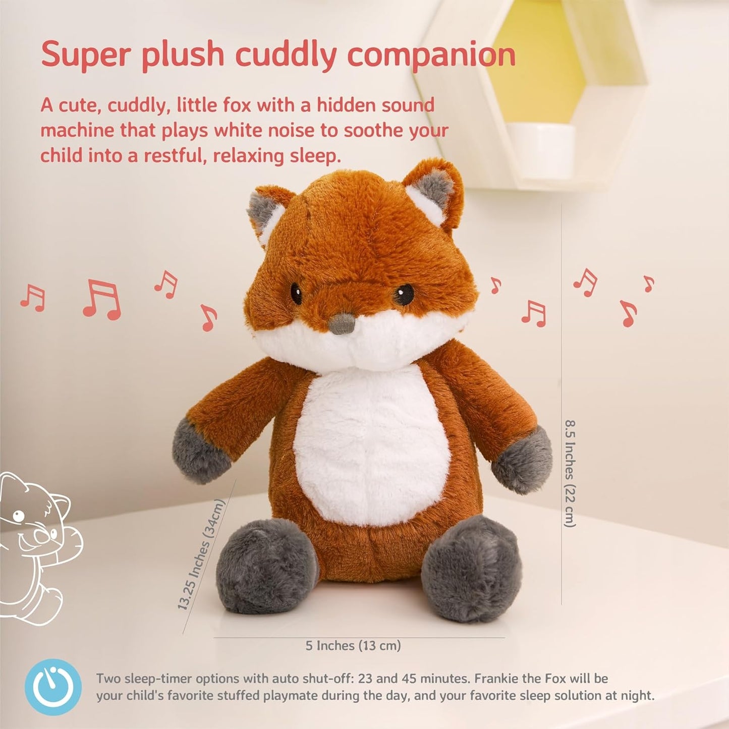 Cloud b Sound Machine with White Noise Soothing Sounds | Adjustable Settings & Auto-Shutoff | Ideal for Travel | Sleep Sheep On The Go
