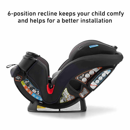 Graco® TriRide 3-in-1 Reclining Car Seat, Clybourne - Rear & Forward Facing Car Seat, Highback Booster, Adjustable Headrest