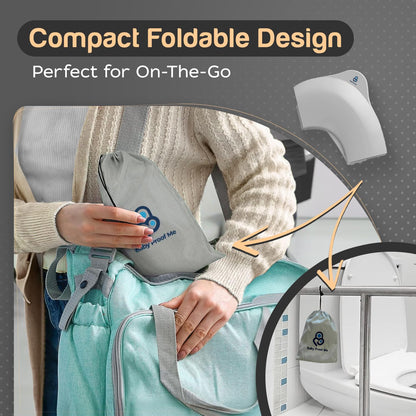 Baby Proof Me Potty Training Seat Travel – Foldable Potty Training Seat Cover for Toddlers, Portable, Travel Potty Seat, Folding Toilet Seat for Kids, and Toddler Toilet Seat Cover