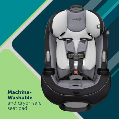 Safety 1st Grow and Go All-in-One Slim Convertible Car Seat, Rear Facing, 5-40 lbs, Forward Facing (30–65 lbs), High Back Booster Seat 40-100 pounds, Alaskan Blue