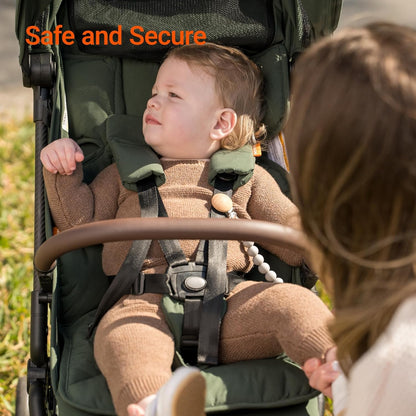 MAMAZING Ultra Air Lightweight Baby Travel Stroller with Carbon Fiber Frame, Compact & Airplane-Friendly, One-Handed Fold, 11.6 lbs, Perfect for Toddlers, Grey