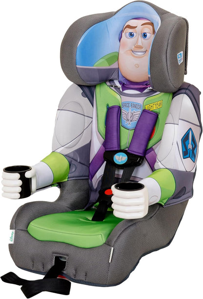 KidsEmbrace 2-in-1 Car Seat | Forward-Facing Harness (26.5–65 lbs) & Booster Mode (40–100 lbs) | Latch | Premium Fit with Multi-Position Headrest, Harness & Recline