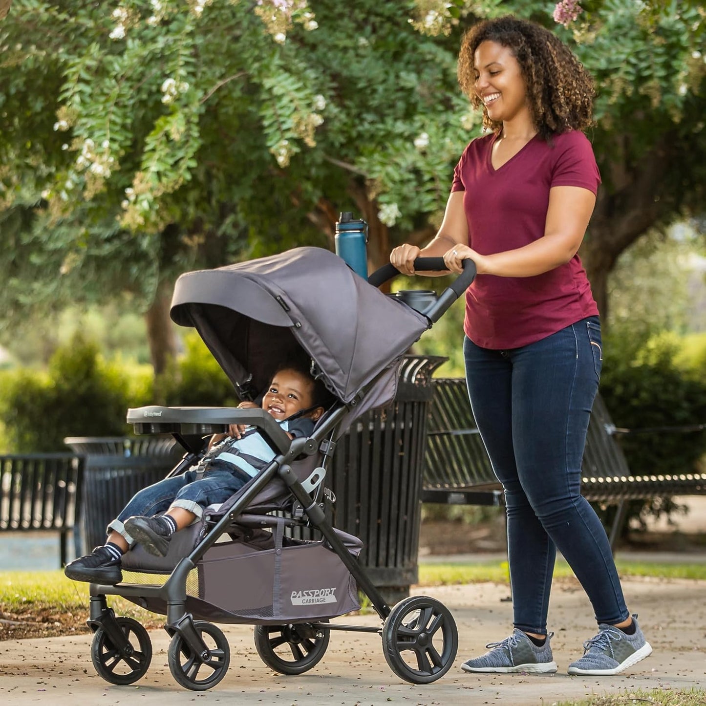 Baby Trend Sonar Cargo 3-Wheel Travel System, Desert Sage