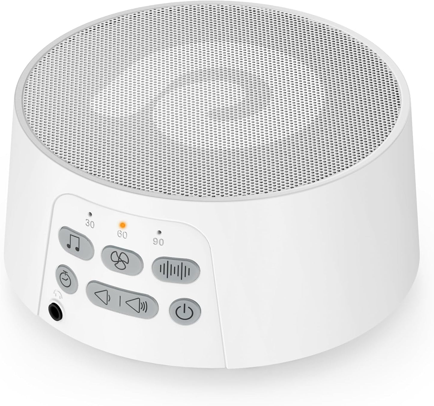 Dreamegg White Noise Machine, Sound Machine for Sleeping Baby, Kids, Adult (D3Pro-Black)