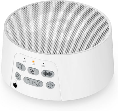 Dreamegg White Noise Machine, Sound Machine for Sleeping Baby, Kids, Adult (D3Pro-Black)
