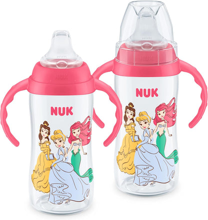 NUK Mickey Mouse Large Learner Cup 10oz 2pk – BPA Free, Spill Proof Sippy Cup