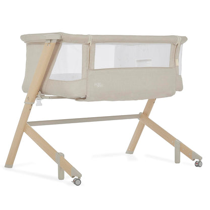 Evolur Stellar Bassinet & Bedside Sleeper – Adjustable Height Bedside Crib for Newborns, Breathable Mesh Sides, Portable Co-Sleeper, Easy To Fold and Travel, Carry Bag Included