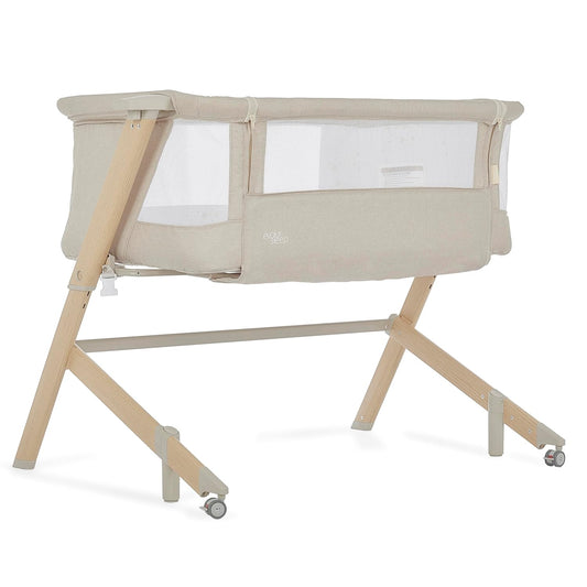 Evolur Stellar Bassinet & Bedside Sleeper – Adjustable Height Bedside Crib for Newborns, Breathable Mesh Sides, Portable Co-Sleeper, Easy To Fold and Travel, Carry Bag Included