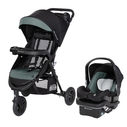 Baby Trend Sonar Cargo 3-Wheel Travel System, Desert Sage