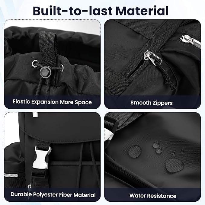 Diaper Bag Backpack with Changing Pad, Pacifier Case & Stroller Straps, Insulated Pockets Water Resistant Travel Essentials Baby Bag Multipurpose Travel Back, Big Storage in a Small Footprint