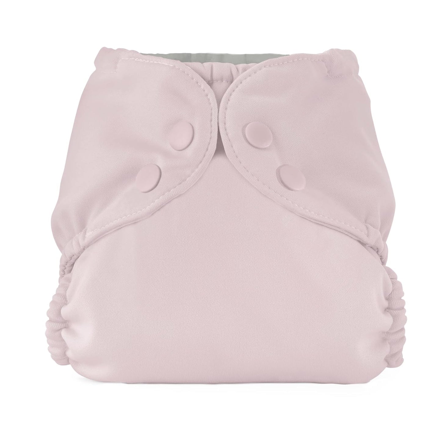 Esembly Cloth Diaper Cover - Reusable Swim Diaper, Waterproof, Breathable - Adjustable Outer Layer Over Absorbent Inner for Blowout Protection - Sea Glass, Size 2 (18-35lbs)