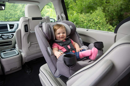 Safety 1st Grow and Go All-in-One Slim Convertible Car Seat, Rear Facing, 5-40 lbs, Forward Facing (30–65 lbs), High Back Booster Seat 40-100 pounds, Alaskan Blue