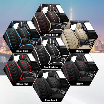 CTDS Car Seat Covers for MINI Convertible 2013-2026, Stylish Sport Seat Covers, Premium Nappa Leather Car Seat Cover. Automobile Seat Covers Sets.(Luxury 5 Seats/Beige)
