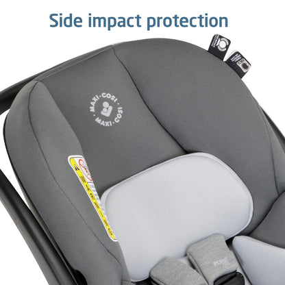 Maxi-Cosi Mico Luxe Infant Car Seat with Base, Rear Facing Car Seat for Babies, Baby Carseat 4-30 lbs, Baby Car Seats, Infant Car Seats, New Hope Tan