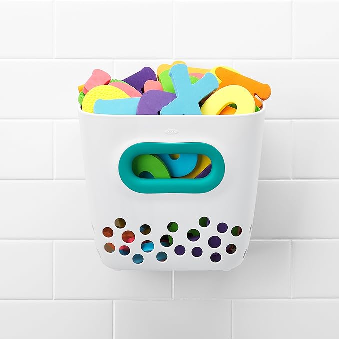 OXO Tot Bath Toy Bin, Teal