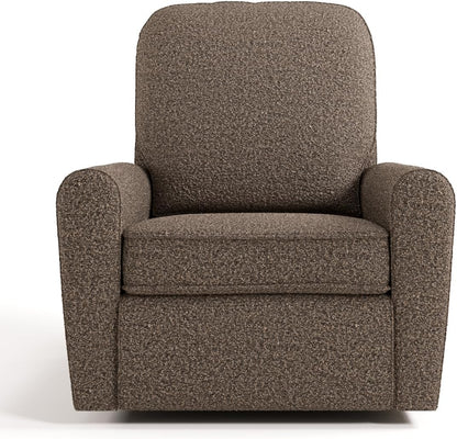 Storkcraft Amalfi Deluxe Power Recliner Swivel Glider – Premium Electronic Nursery Rocking Chair, Oeko-TEX 100 Certified, Includes Dual-USB Charging Port with USB-A & USB-C (Black Boucle)