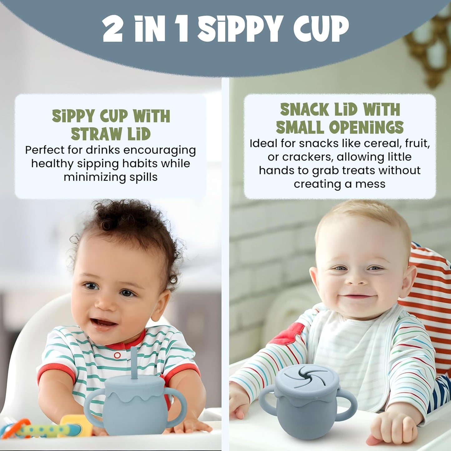 Baby Feeding Essentials, Baby Led Weaning Supplies, Silicone Baby Feeding Set, with Baby Spoon, Fork, Baby Bib, Sippy Cup, Suction Plate, Suction Bowl, Baby Eating Essentials, 6+ Months (Beige)