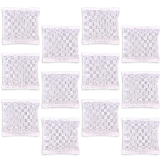 12pcs Carbon Filter Refills for Playtex, 9x7cm/3.54x2.76in Coconut Shell Activated Carbon Odor Absorbing Deodorizer for Diaper Pail Systems Trash Cans Closets & Shoe Cabinets (Gray)