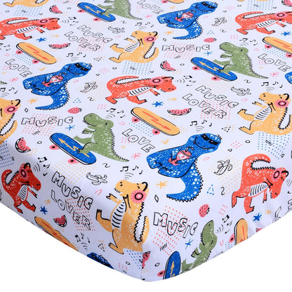Cloele Square Playard Fitted Sheet 36x36, Ultra Soft Polyester Playpen Sheet for Baby & Pet, Dogs Pattern Pack and Play Crib Sheets, Portable Playard Mattress Cover