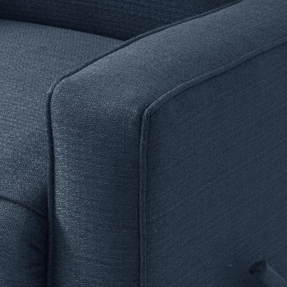 Harkawon Swivel Rocker Recliner Chair, Glider Rocker Recliner, Rocking Chair Nursery, Fabric Chair with High Back, Deep Seat, for Living Room, Bedroom, Beige