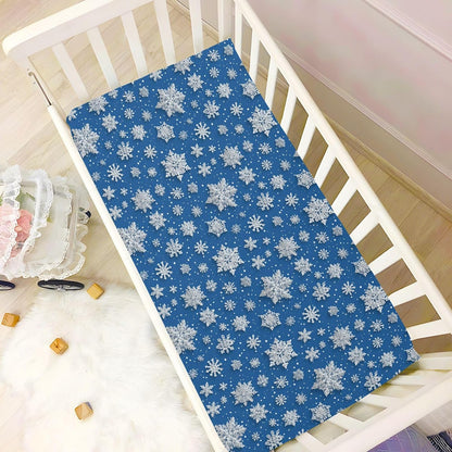 Baby Crib Sheet Cute Goose Flowers Crib Mattress for Boys and Girls Playard Sheet Soft Breathable Fitted Baby Mattress Cover 52x28in