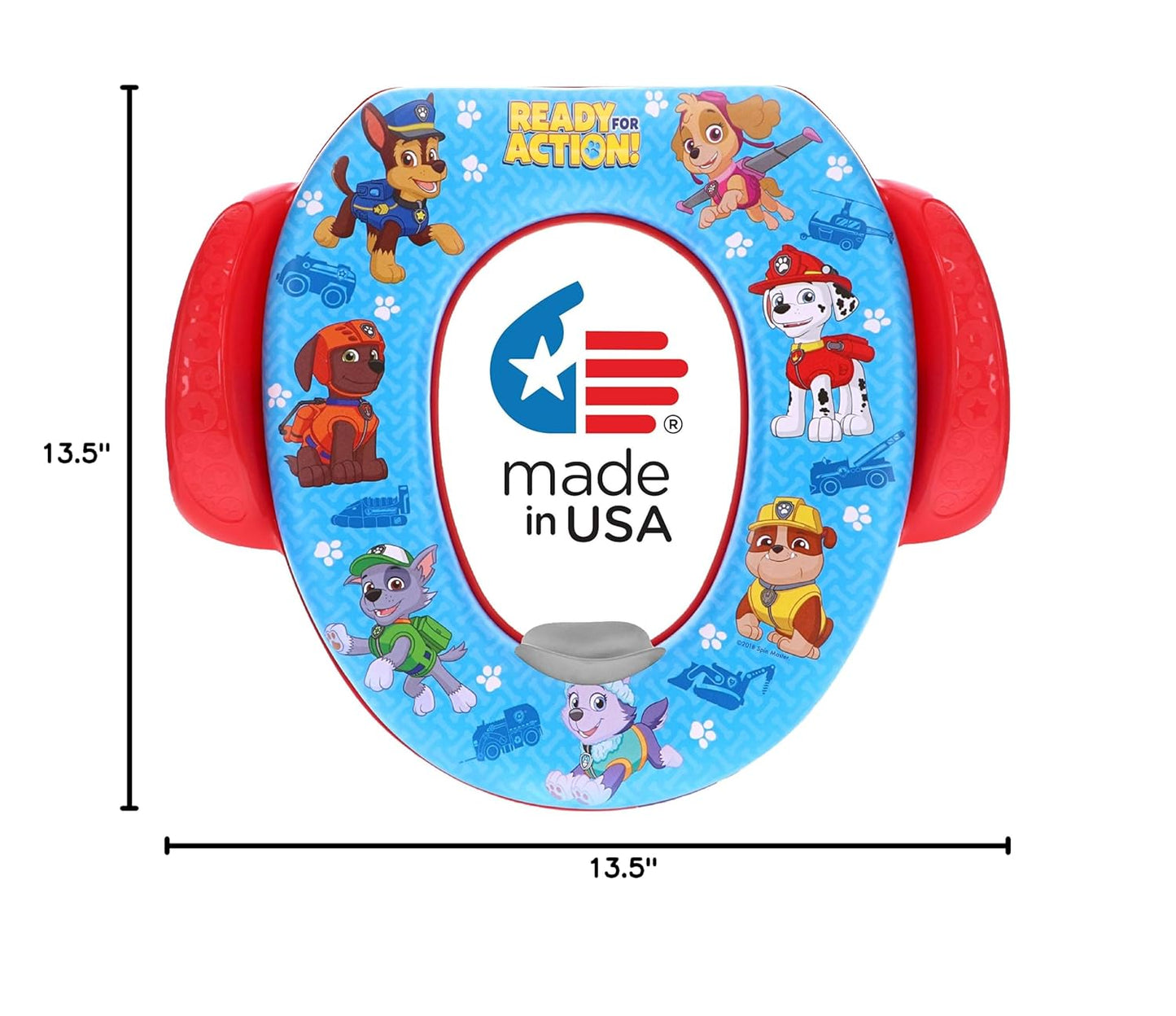Nickelodeon PAW Patrol "Rescue Pups" Soft Potty Seat and Potty Training Seat - Soft Cushion, Baby Potty Training, Safe, Easy to Clean