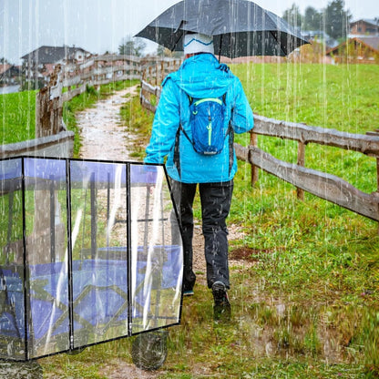 Wagon Cover for Rain, Universal Rain Cover Water Proof Wind Cover Stroller Baby Trend Quad Radio Flyer Wagon Rain Cover Trolley Cart Accessories for Outdoor Garden Camping Picnic