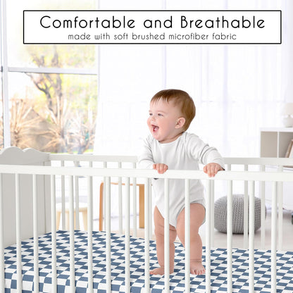 Sweet Jojo Designs 2-Piece Baby Bassinet Sheets Set (Black/White Gingham Checkered Plaid) for Boy/Girl, Infant Newborn Nursery, Oval, Rectangle & Hourglass Mattress (Solid Onyx & Classic Checkerboard)