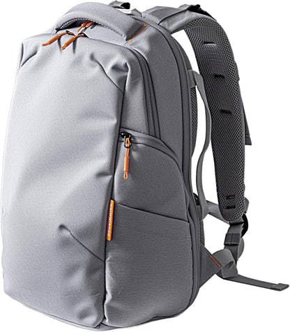 Babelio Grid Wizard Diaper Bag Backpack - Multi Function Waterproof Diaper Bag, Travel Essentials Baby Bag with Insulated Bottle Holders, Baby Shower Gifts, Grey