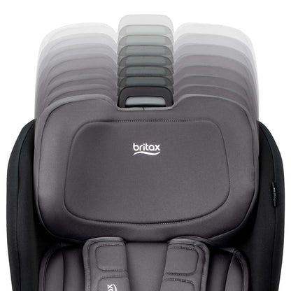 Britax Poplar S Convertible Car Seat, 2-in-1 Car Seat Extended Rear Facing, 17” Slim Car Seat Design with Fast & Easy ClickTight Installation, Anti-Rebound Bar & SafeWash Fabrics — Cowmooflage