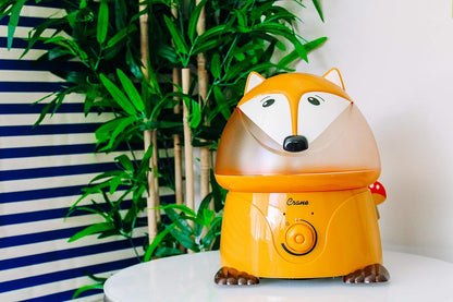 Crane Cute Animal Humidifier for Kids Bedroom and Nursery, Ultrasonic Cool Mist, 1 Gallon, Auto Shut Off, Cool Mist Humidifier