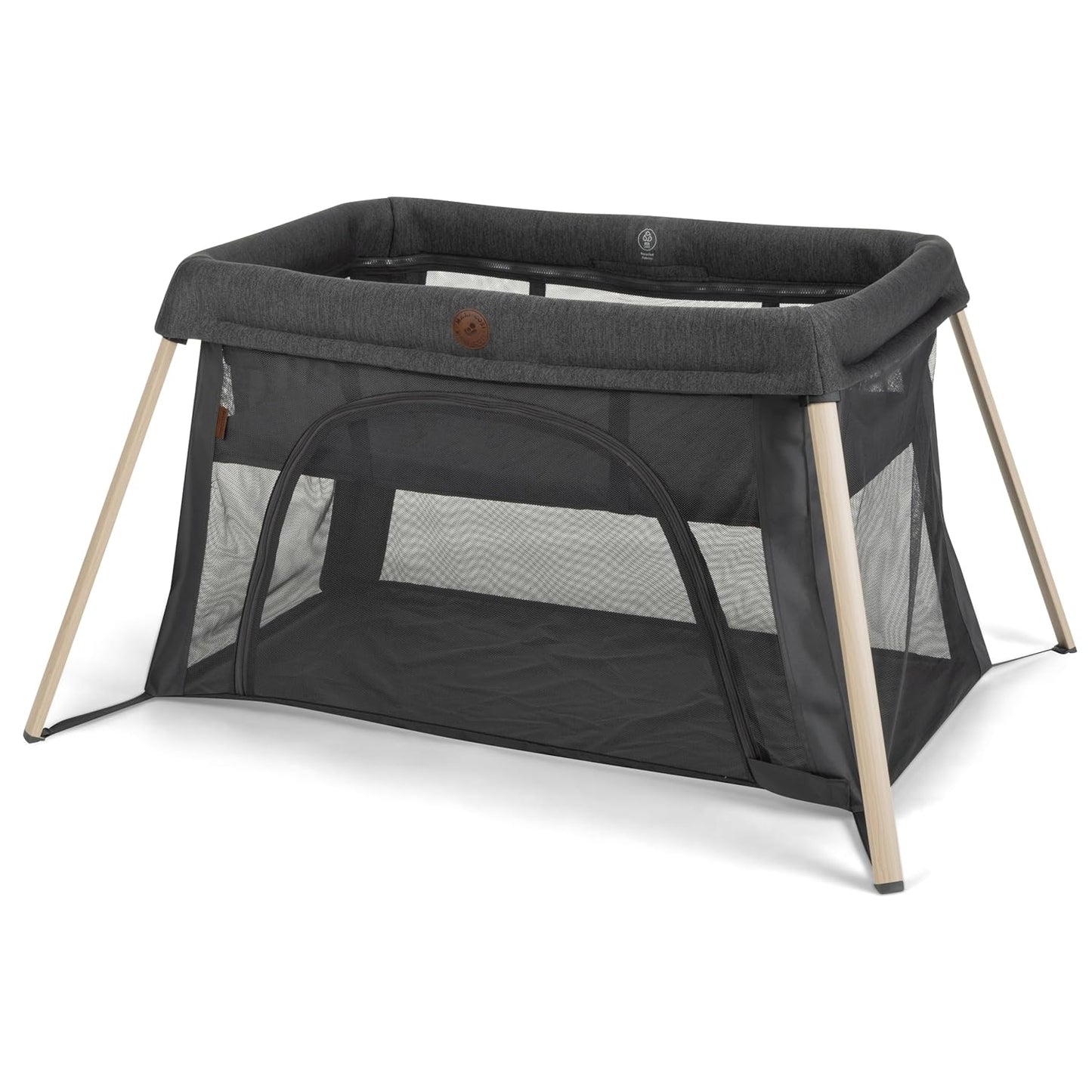 Maxi-Cosi Calao Travel Playard, Infant Bassinet, Toddler Playpen, Portable, Lightweight, Foldable, Easy Setup, with Carry Bag, Breathable Mesh, Truffle
