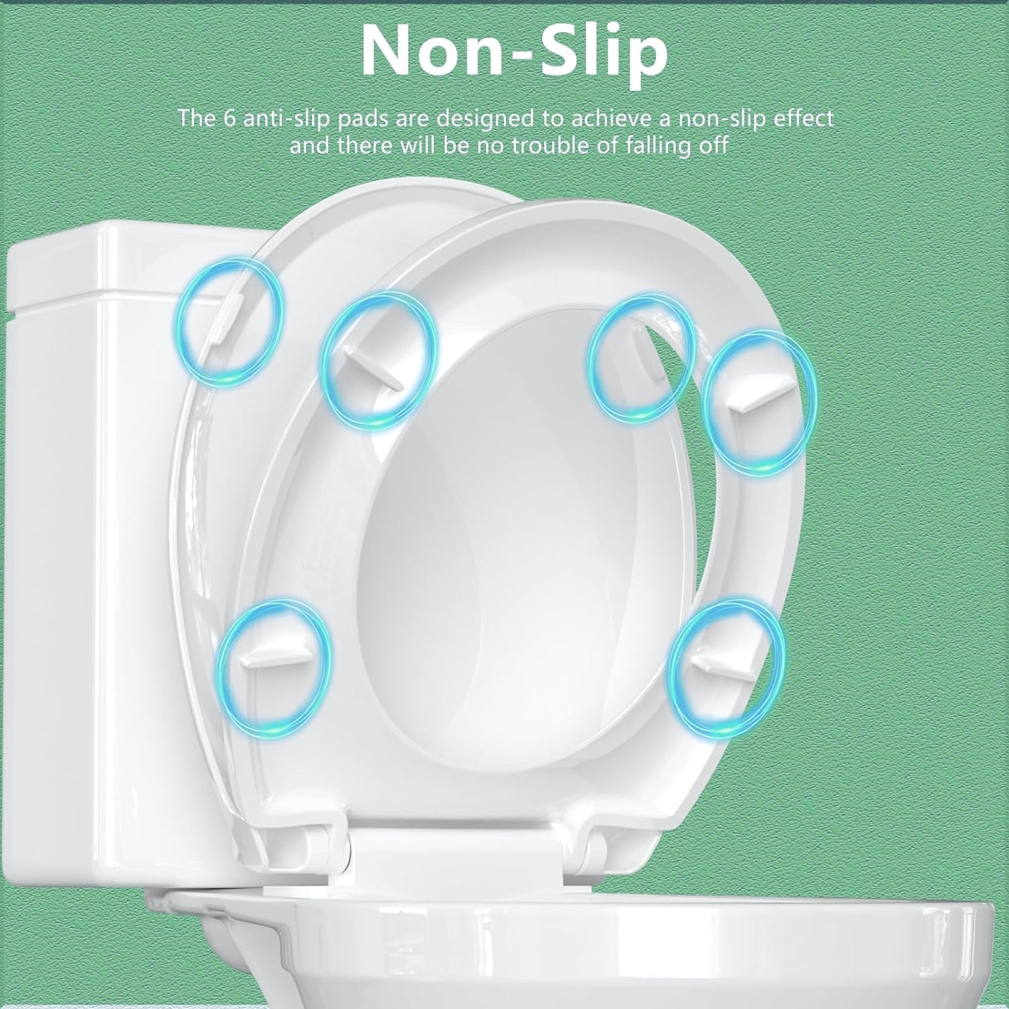 Aünsffer Toddler Toilet Seat with Potty Training Seat Round 16.5inch, 2 in 1 Toilet Seat for Family Built-in Baby Seat Removable, Soft Close + Easy Clean, PP Safe Material, Pink