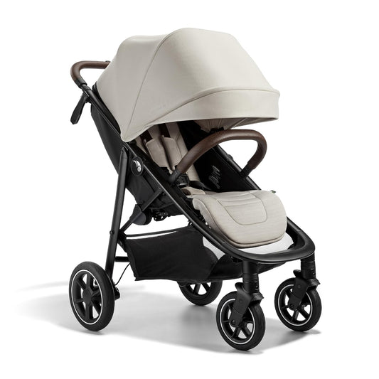Baby Jogger City Mini Air Lightweight Stroller, Compact Baby Stroller with All-Terrain Wheel Suspension Adjustable Seat with Calf Support Compact Fold, Rich Black