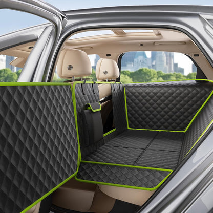 2-in-1 Dog Car Seat Cover for Back Seat, Transform to Passenger Mode - Dog Car Seat, Waterproof, Scratch-resistant, Support to 330lbs, for Outdoor Activities, Travel, to the Vet, for Cars/SUV/Truck