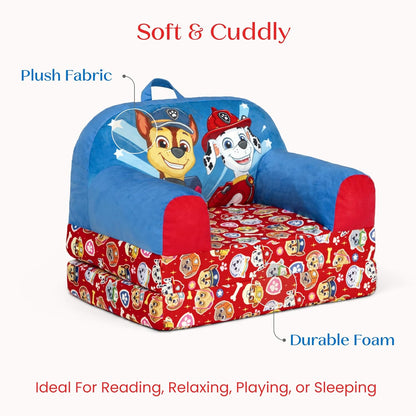 Delta Children - Cars Cozee Buddy Flip-Out Kids Chair, Blue