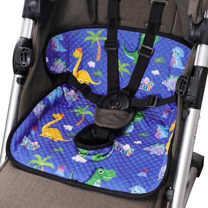 Piddle Pad Car Seat Liner, Waterproof Soft Car Seat Protector for Potty Training, Travel-Friendly Baby Toddler Carseat Cover, Machine Washable Liner for Spills, Potty Accidents (Blue, 2PC)
