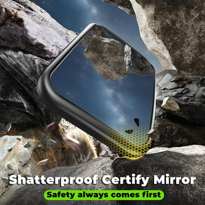 Fixed Headrest Baby Car Mirror Fit Tesla Car Back Seat, Safety Rear Facing Mirror, 100% Shatterproof & Shake-Proof, Wide Clear Rearview with 360° Rotation for Infant Newborn Baby Must Haves Essentials